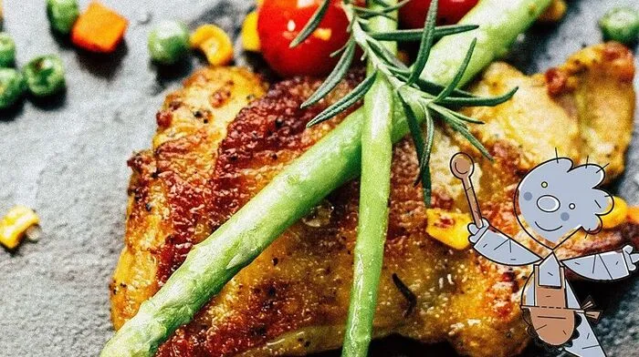 Hendlbrust mit Gemüserahm (Symbolbild)