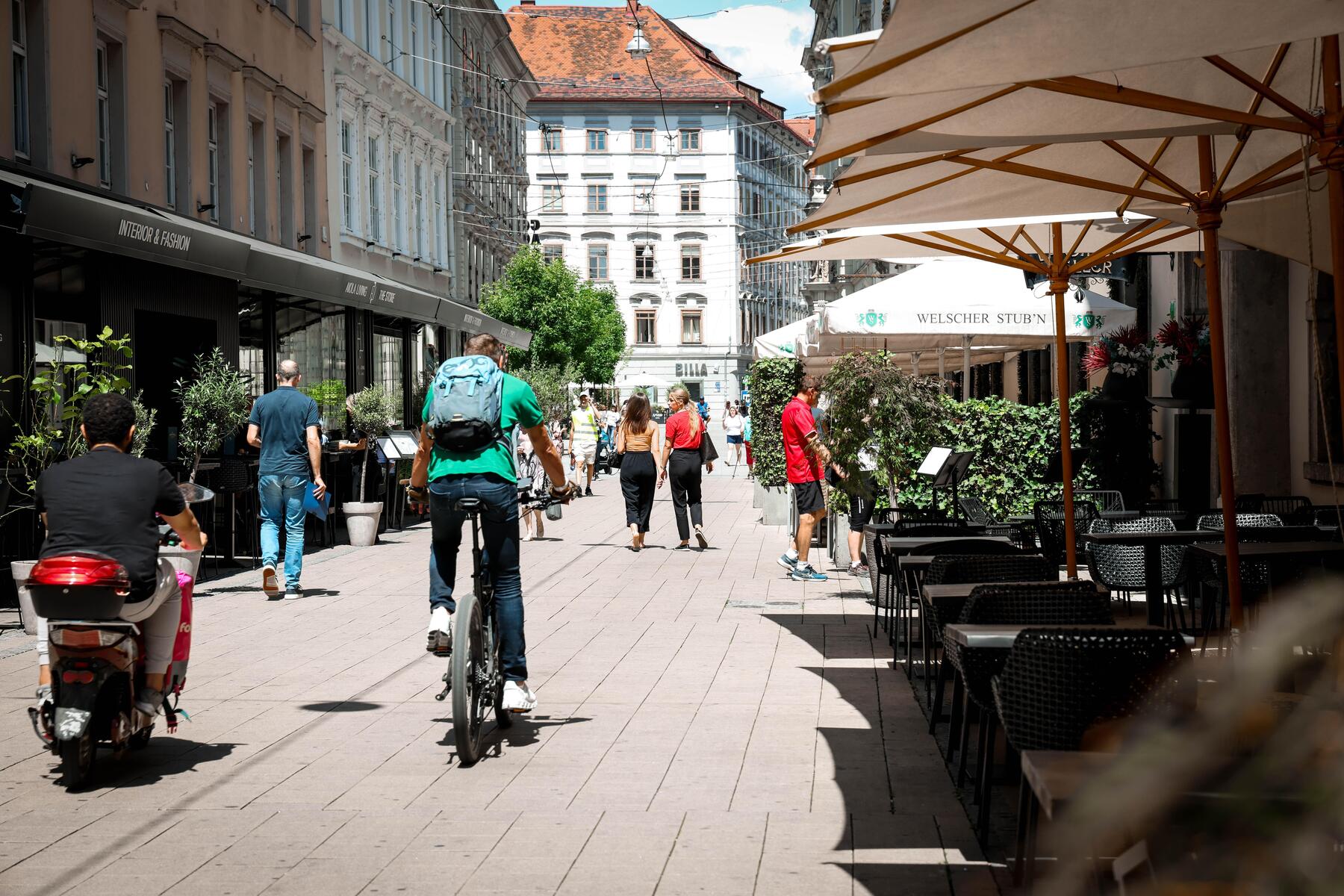 Grazer Schmiedgasse wird ab 2. April zur reinen Fußgängerzone