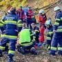 Auch die Freiwillige Feuerwehr Kirchbach wurde alarmiert 