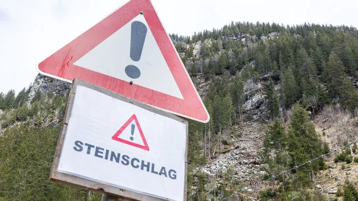 Am vergangenen Samstagvormittag ereignete sich im hinteren Untertal nahe der Weißen Wand ein Felssturz.