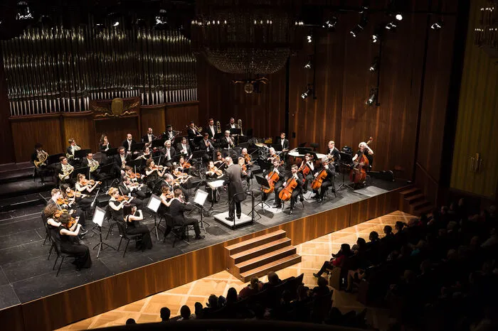 Die musikalische Hommage an die "Pilzköpfe" spielte das exzellente Orchestra "Mitteleuropa" FVG aus der Region Friaul-Julisch Venetien.