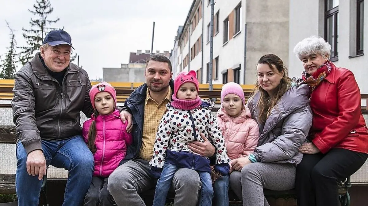 Eine zehnköpfige Familie hat bei der Ordensgemeinschaft Unterkunft gefunden