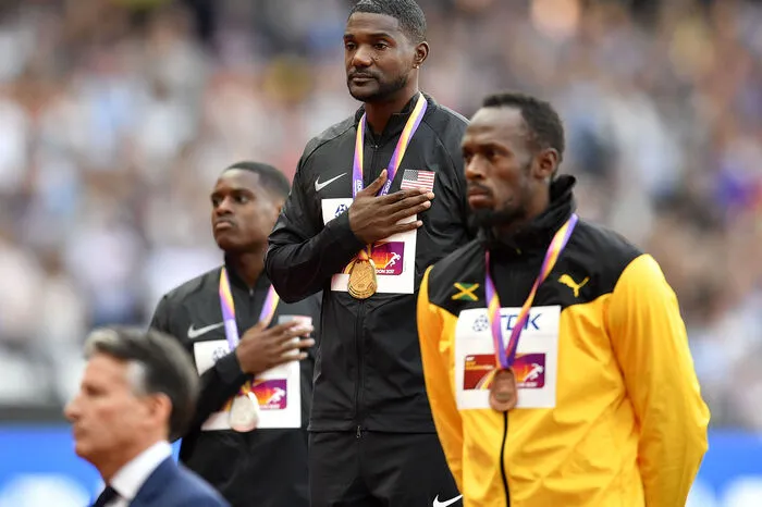 Mit der "Goldenen" wurde es nichts, diese ging an Justin Gatlin, Christian Coleman wurde Zweiter. Für Bolt war es die erste bronzene WM-Medaille in seiner Laufbahn. . .