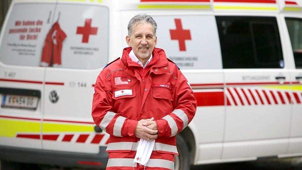Herbert Sager, Bezirksstellenleiter des Roten Kreuzes in St. Veit: „Ich bin sehr stolz auf unsere Mitarbeiter“ 