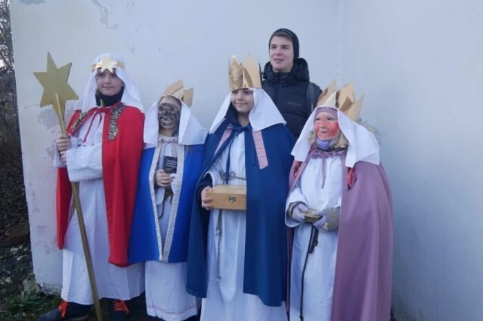 ... ebenso wie Marcel Neuhold, Marie Höfferer, Vanessza Neuhold und Bernadette Unger mit Begleitung Paul Neumann