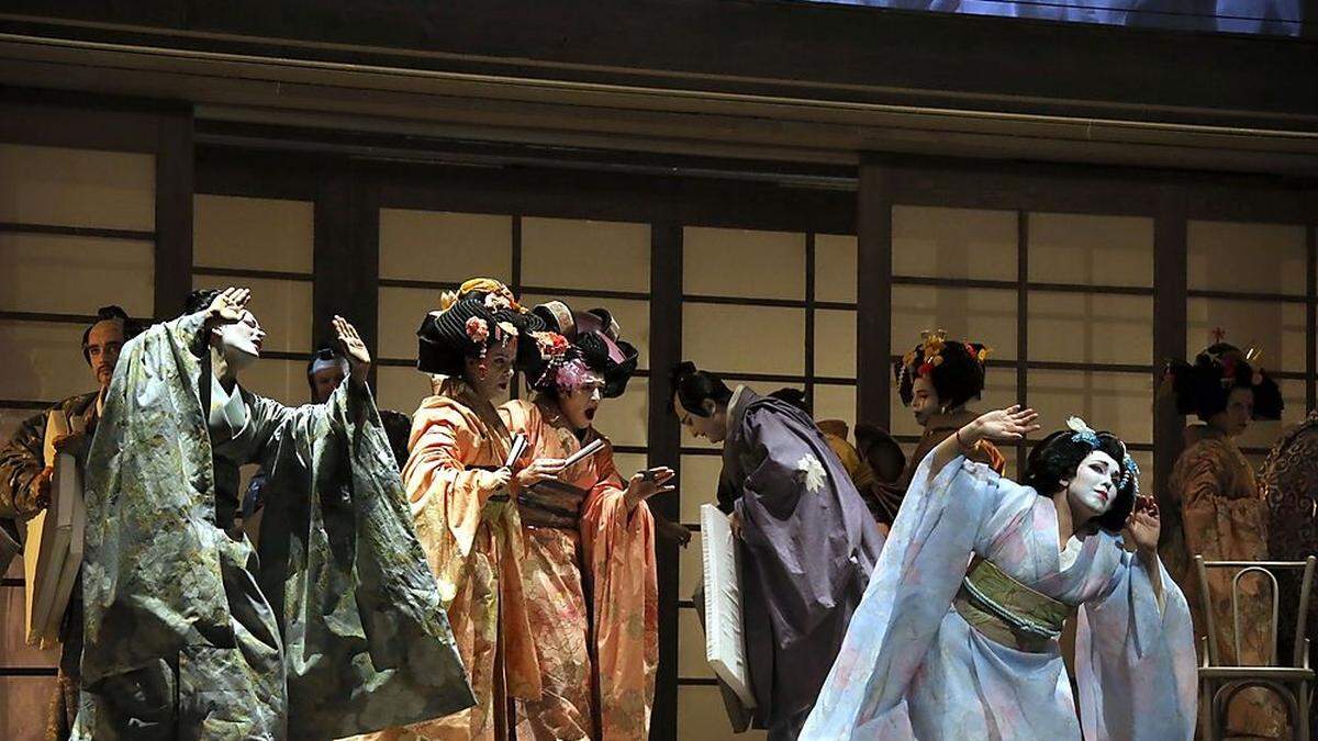 Probenfoto aus Mailand: &quot;Madama Butterfly&quot; von Giacomo Puccin