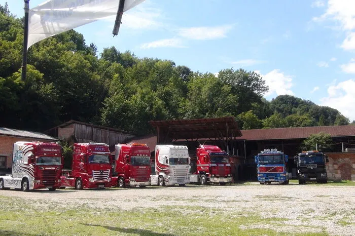 Die Sternfahrt der zahlreichen angereisten Trucks bot Besuchern die Möglichkeit, mit auf große Tour zu gehen.