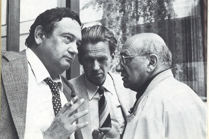 Humbert Fink, Walter Jens und Marcel Reich-Ranicki
