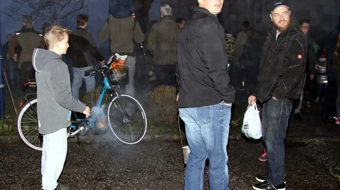 Sehr großes Interesse wurde der österlichen Feuerweihe in St. Andrä entgegengebracht. 