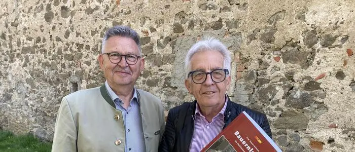 Konzipiert haben die Wanderausstellung „Bauernleben im Steirischen Vulkanland“ Karl Lenz und Johann Schleich