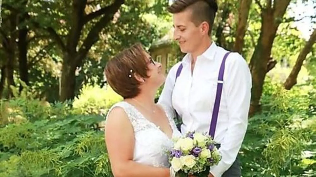 Nina und Kerstin Zettl haben sich im Juli das Ja-Wort gegeben