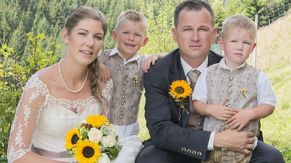 Frisch verheiratet: Michaela und Wolfgang Kurz