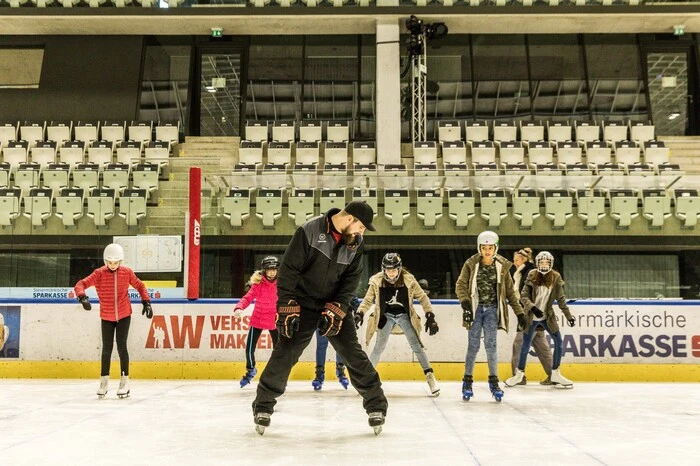 Sie bekamen ein Eishockeytraining mit den Profis der Graz 99ers