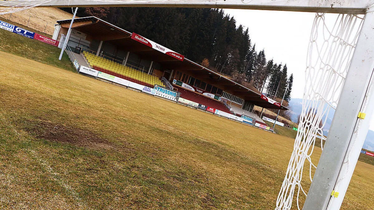 Der Platz vom SV Feldkirchen ist bereit für einen Neustart