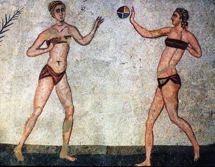 Auf Malereien war zu erkennen, dass Frauen bereits in der Antike Zweiteiler trugen