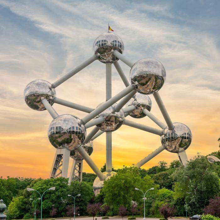 länder eu | Atomium (iron atom model) in Brussels, Belgium
