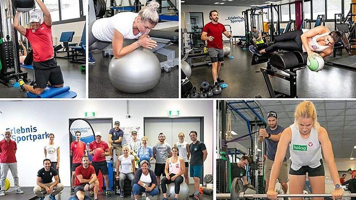 Ein dreimonatiges Sommertraining haben Kärntens Spitzenathleten im Olympiazentrum Kärnten hinter sich. Es flossen Schweißperlen, doch auch der Spaß kam dabei nie zu kurz