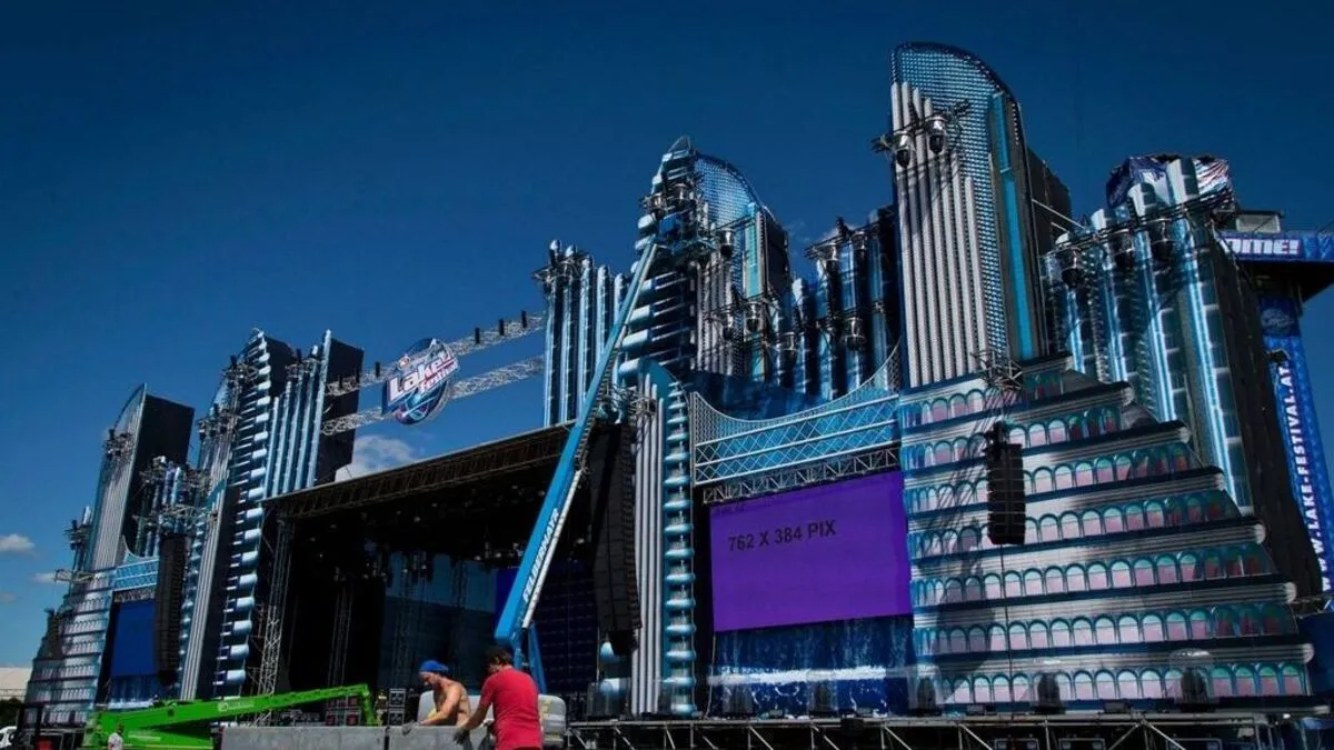 Die Mainstage: Hier spielt sich's heute ab