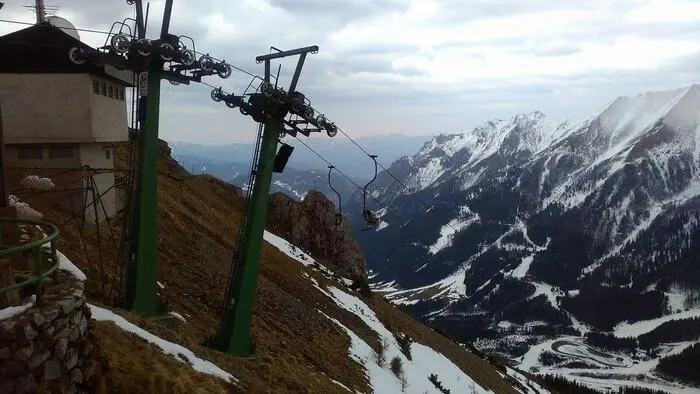 Die Bergstation liegt auf mehr als 1700 Metern Seehöhe
