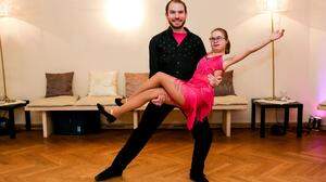Gold-Gewinner: Lena Strohriegel (20) mit Tanzpartner Markus Faymann (26)