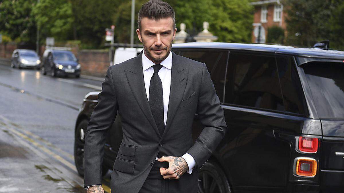 David Beckham war der Ärger ins Gesicht geschrieben