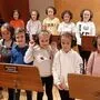 Der Kinderchor Nußdorf bei der Aufnahme