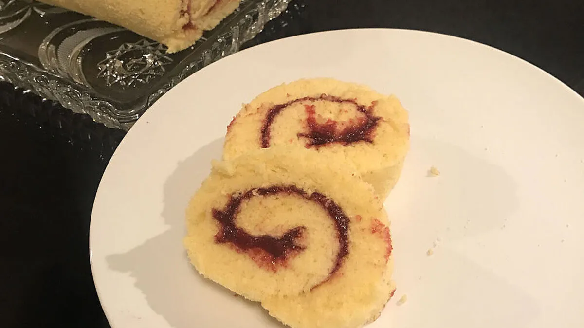Ein Klassiker: Biskuitroulade