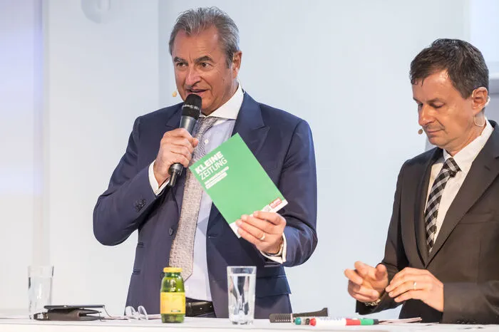 Adolf Winkler und Uwe Sommersguter (von links).