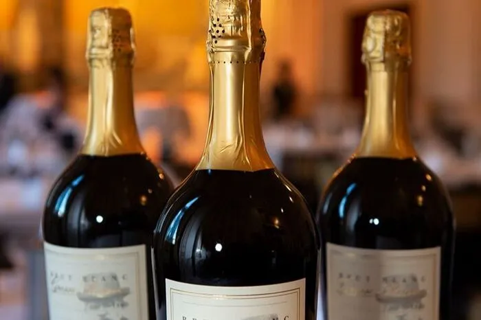 Der „1860 Brut Methode Traditionelle große Reserve“ besteht zu 100 % aus Chardonnay-Trauben aus kalkreichem Boden in der Südsteiermark, wurde nach traditioneller Flaschengärung hergestellt und durfte sich ganze 48 Monate auf der Feinhefe entwickeln.