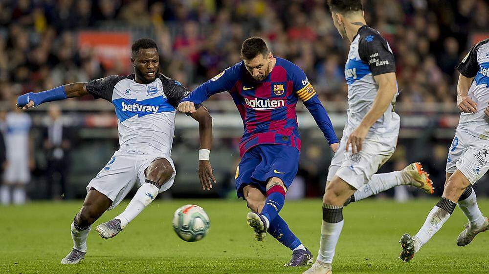 Lionel Messi beim dritten Barcelona-Tor