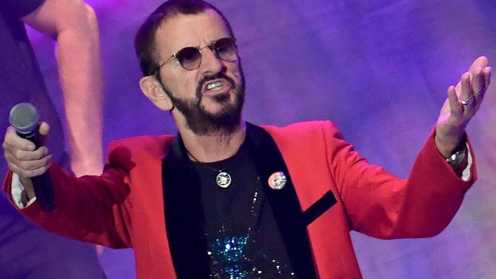 Schlagzeuger und Sänger Ringo Starr