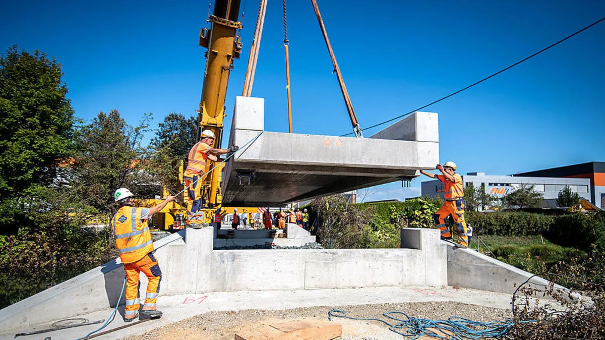 Die Bauarbeiten laufen noch bis 2023