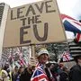 Demonstration von UKIP für den Brexit