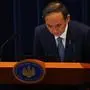 Japans Premier Yoshihide Suga steht schwer in der Kritik