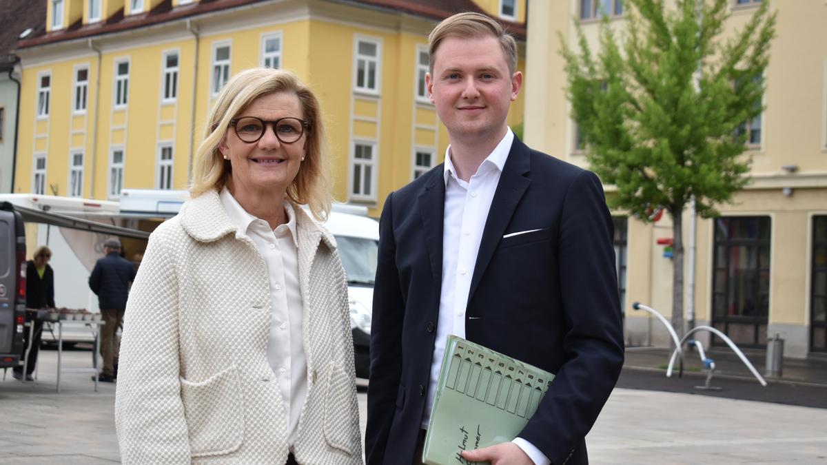 Susanne Kaltenegger und Helmut Sommer würden sich mehr Bewegung in der Innenstadtbelebung wünschen