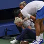 Novak Djokovic traf 2020 bei den US Open mit dem Ball eine Linienrichterin