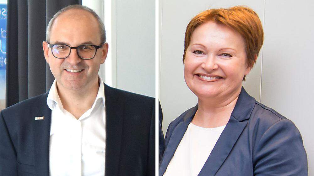 WK-Regionalstellenleiter Andreas Schlemmer und Anna Harrer, Bezirksvorsitzende Frau in der Wirtschaft