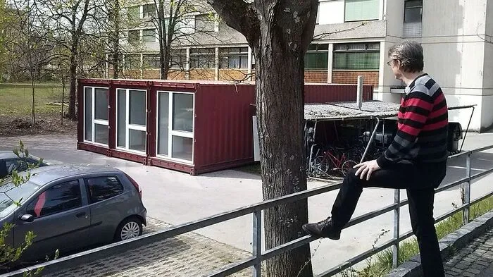 Unternehmer Marcel Mild fertigt aus Frachtcontainern Wohnmodule an