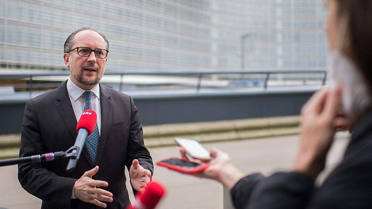 Österreichs Außenminister Alexander Schallenberg