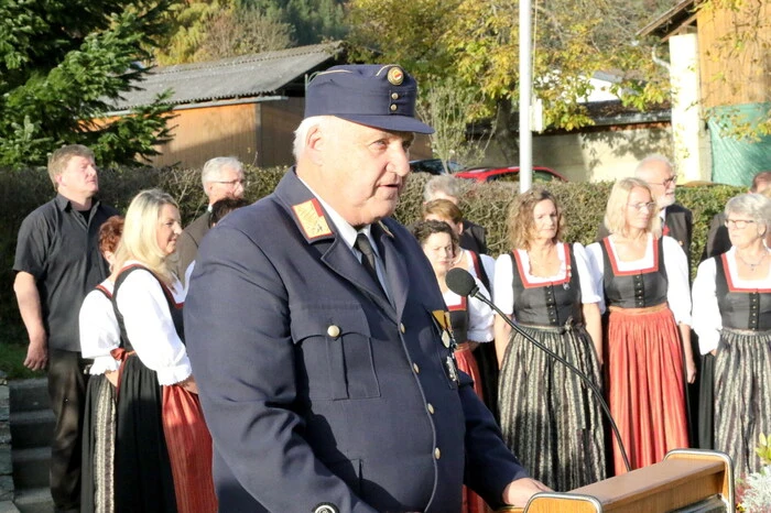 Bürgermeister Wolfgang Grilz (Foto) konnte am Sonntagnachmittag in Thalsdorf zahlreiche Gemeindebürger willkommen heißen. 