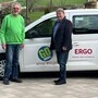 Go Mobil-Obmann Wilfried Lackner (rechts) mit dem Fahrer Albert Novak