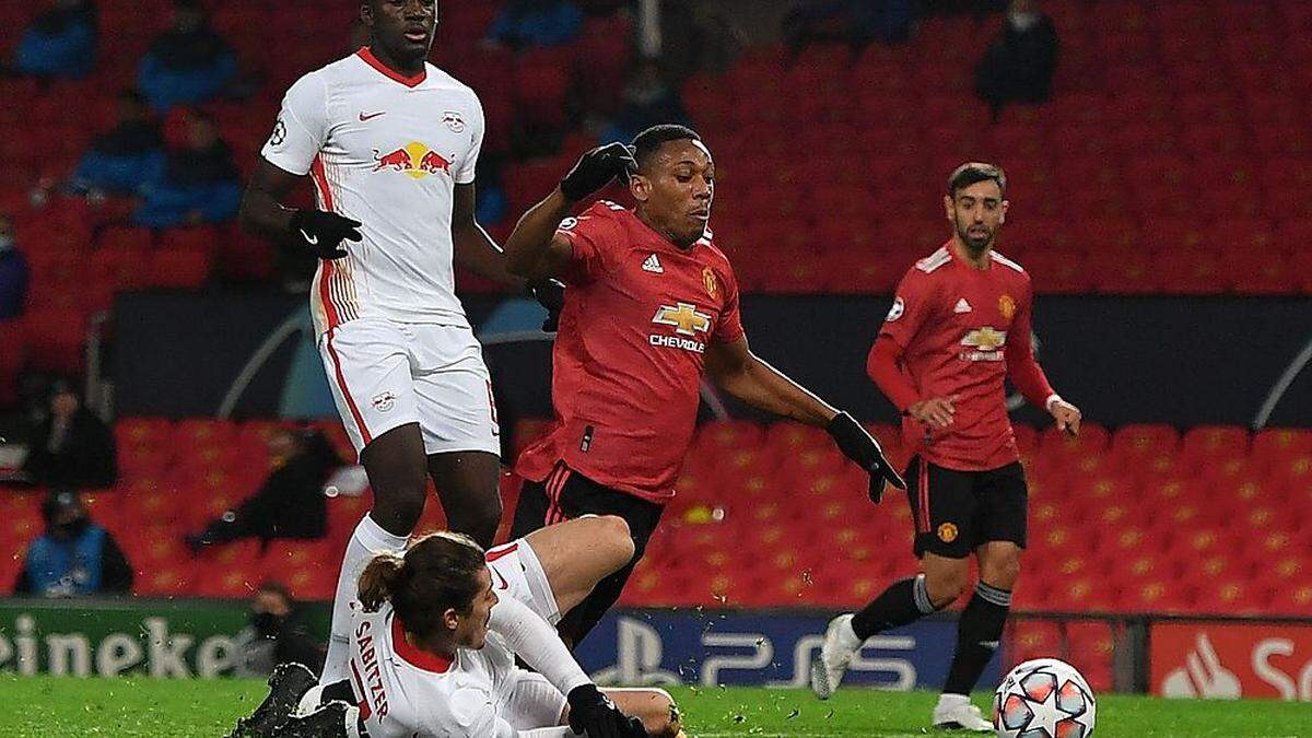 Marcel Sabitzers Leistung gegen Manchester United ließ zu wünschen übrig.