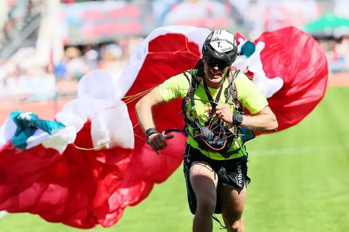 LIENZ,AUSTRIA,12.SEP.26 - EXTREME SPORTS - Red Bull Dolomitenmann. Image shows Patrick Prantl.
Photo: GEPA pictures/ Amir Beganovic