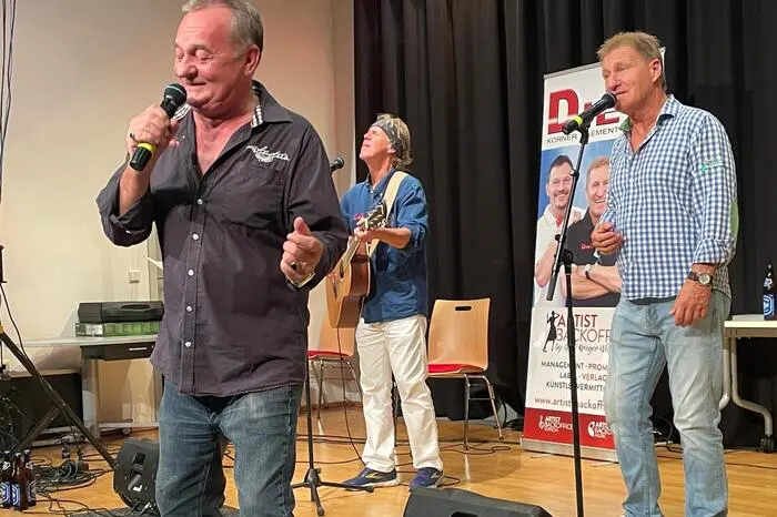 Die 3, St. Johann in der Haide, Harry Kutschera* (Danzer), Herbert Frei (Ambros) und Alexander Klement (Fendrich)