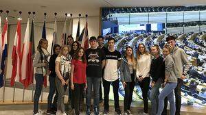 Schüler der HAK Voitsberg besuchten das EU-Parlament in Brüssel