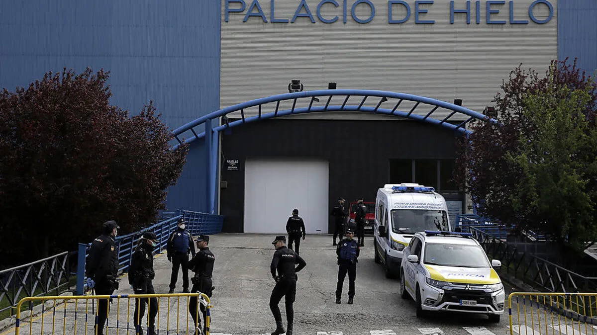 Die Eishalle von Madrid