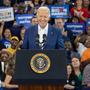 Präsident Joe Biden bei einer Wahlkampfveranstaltung in Michigan