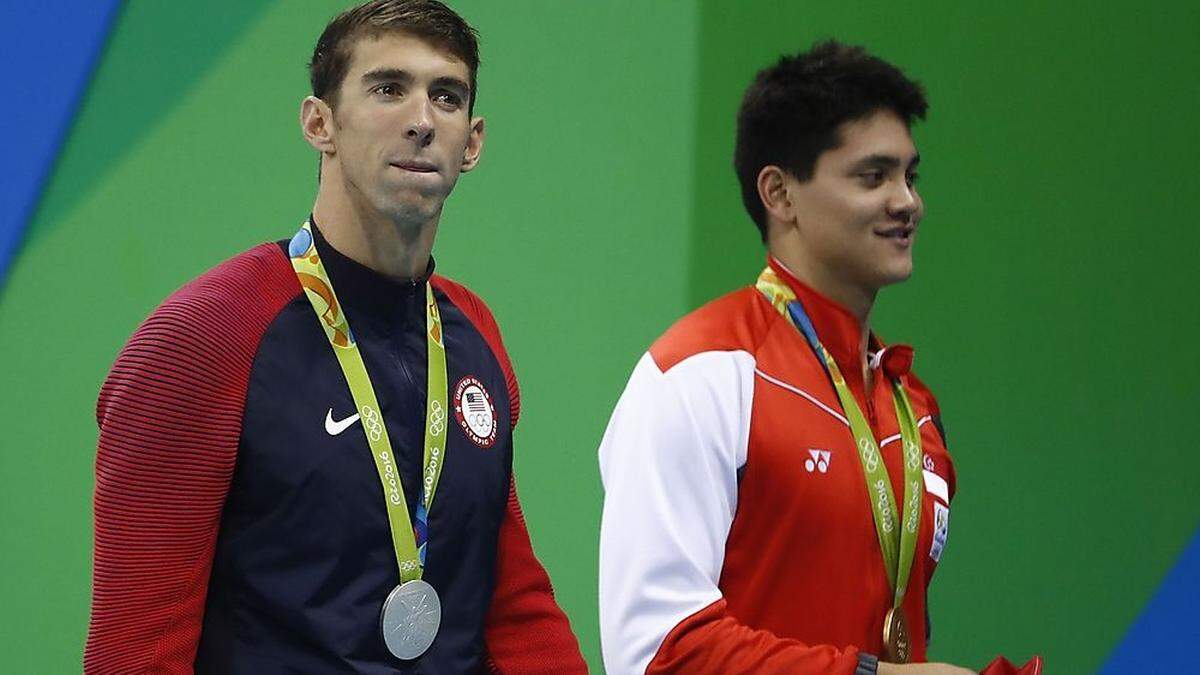 Phelps und Schooling - es war nicht das erste Treffen der beiden