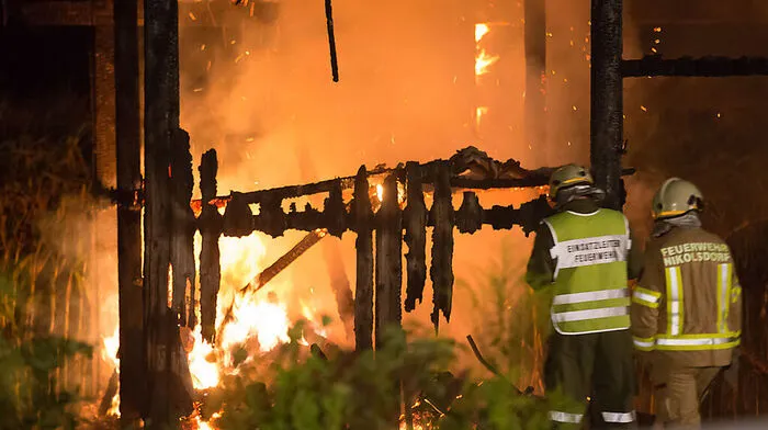 Auch für den Heuschuppen-Brand in Nikolsdorf sind die fünf Osttiroler verantwortlich