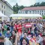 Volles Haus am Karmeliterplatz im Jahr 2024